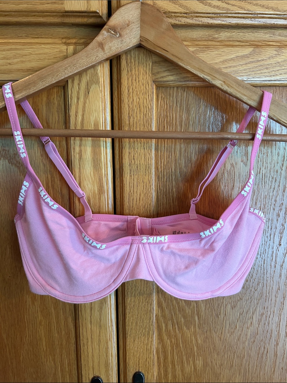 SKIMS Cotton Unlined Underwire Demi Bra